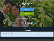 Tablet Screenshot of dvoetv.com